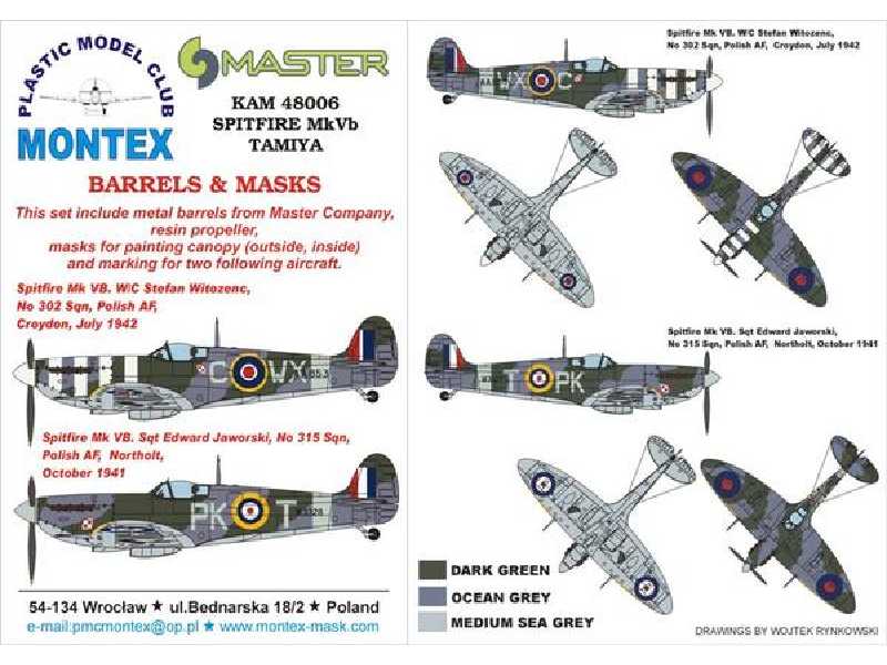 Spitfire MkVB (Polish Spitfire) Tamiya - zdjęcie 1 Spitfire MkVB (Polish Spitfire) Tamiya - zdjęcie 1