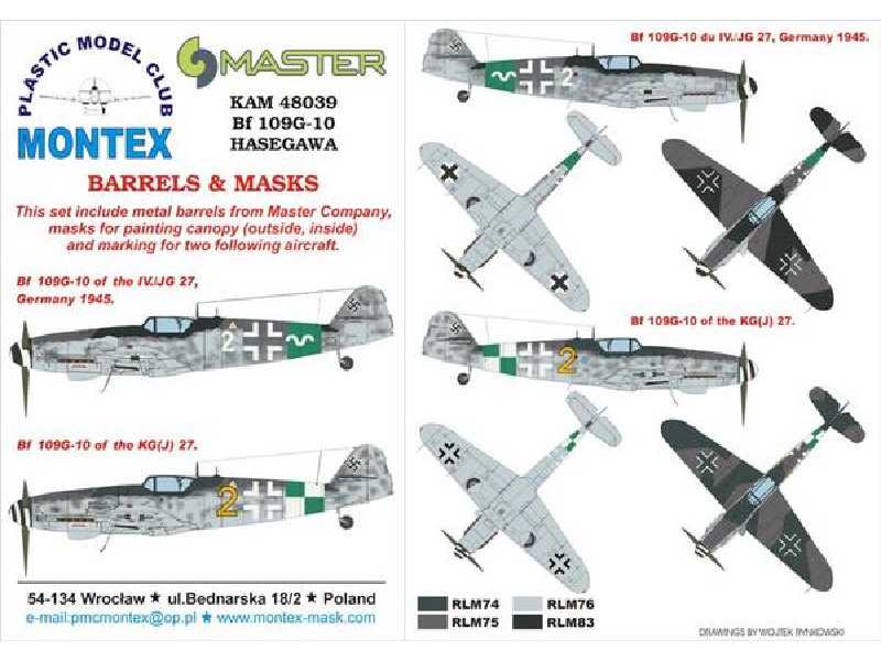 Bf 109G-10 Hasegawa - zdjęcie 1