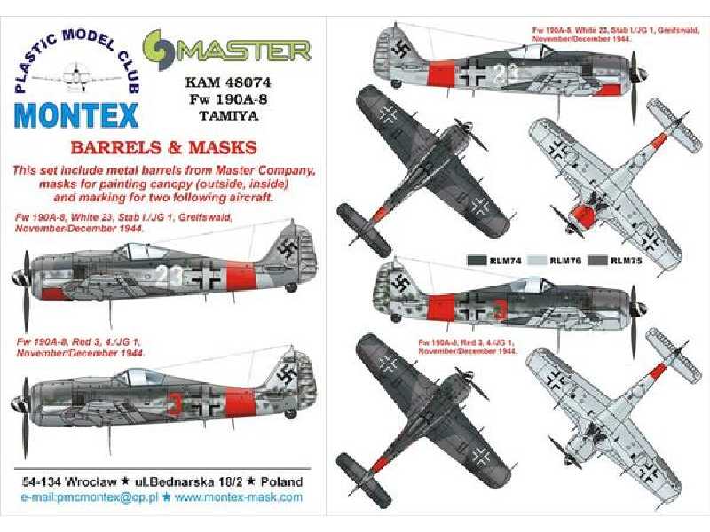 Fw 190A-8 Tamiya - zdjęcie 1 Fw 190A-8 Tamiya - zdjęcie 1