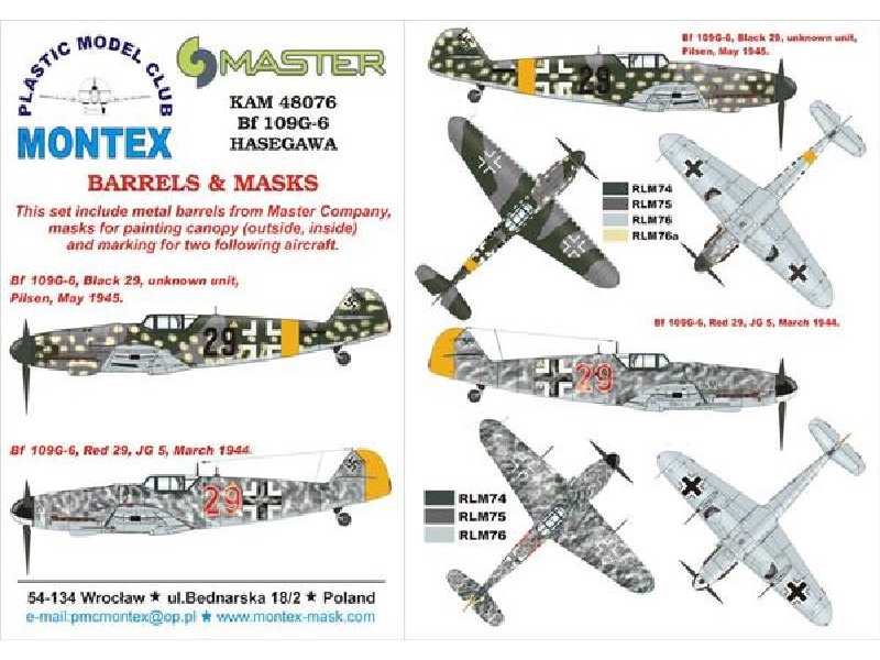 Bf 109G-6 Hasegawa - zdjęcie 1 Bf 109G-6 Hasegawa - zdjęcie 1