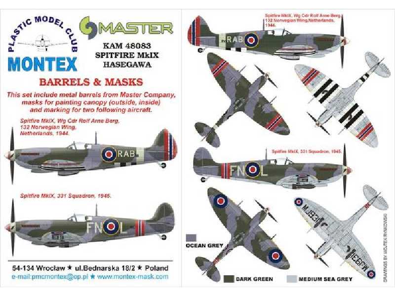 Spitfire MkIX Hasegawa - zdjęcie 1 Spitfire MkIX Hasegawa - zdjęcie 1