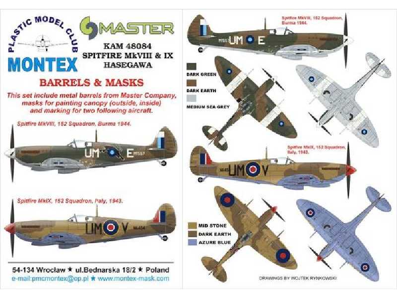Spitfire MkVIII Hasegawa - zdjęcie 1 Spitfire MkVIII Hasegawa - zdjęcie 1