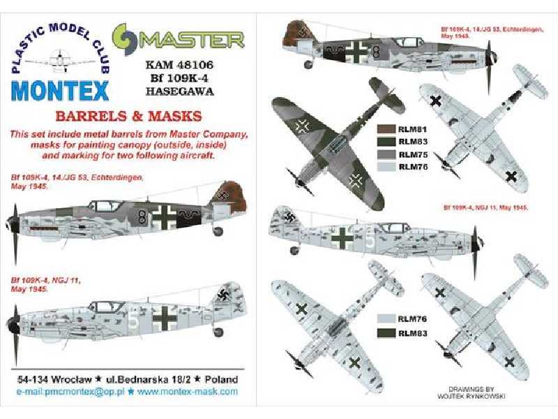 Bf 109K-4 Hasegawa - zdjęcie 1