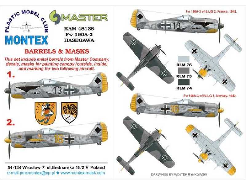 Fw 190A-3 HASEGAWA - zdjęcie 1 Fw 190A-3 HASEGAWA - zdjęcie 1