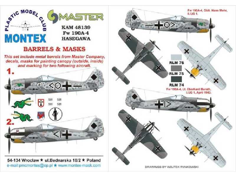 Fw 190A-4 HASEGAWA - zdjęcie 1 Fw 190A-4 HASEGAWA - zdjęcie 1