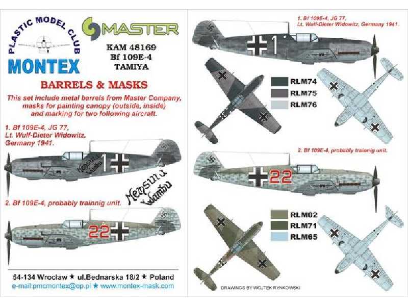 Bf 109E-4 Tamiya - zdjęcie 1 Bf 109E-4 Tamiya - zdjęcie 1