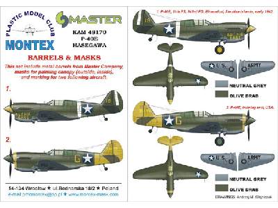 P-40E HASEGAWA - zdjęcie 1