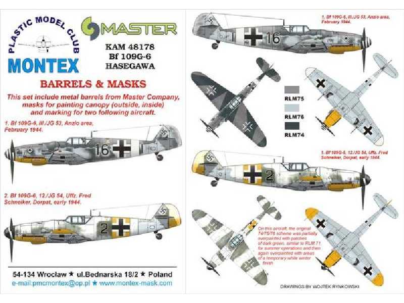 Bf 109G-6 HASEGAWA - zdjęcie 1 Bf 109G-6 HASEGAWA - zdjęcie 1