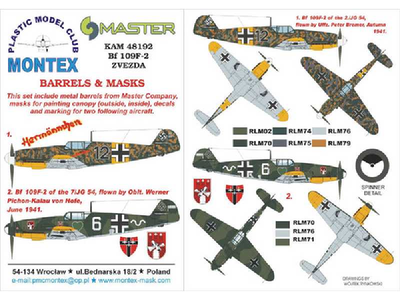 Bf 109F-2 ZVEZDA - zdjęcie 1