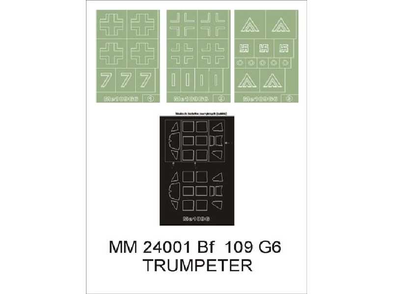 Me- 109 G-6 Trumpeter O2407 - zdjęcie 1