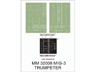 MiG-3 Trumpeter 2230 - zdjęcie 1