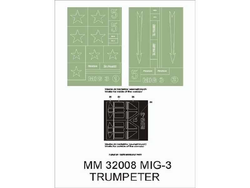 MiG-3 Trumpeter 2230 - zdjęcie 1 MiG-3 Trumpeter 2230 - zdjęcie 1