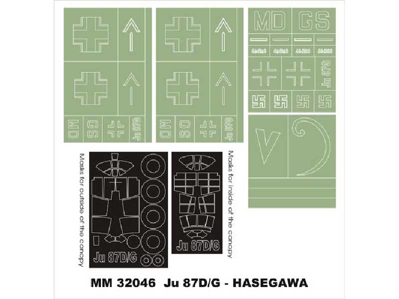 Ju-87G Hasegawa  ST25 - zdjęcie 1