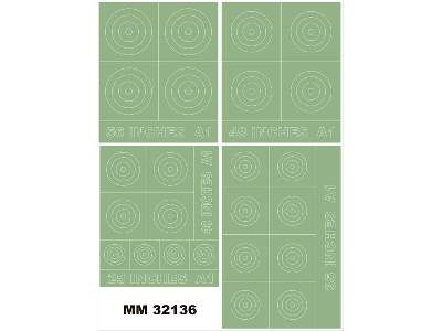 RAF ROUNDELS TYPE A1 56,49,40,35,25 Inches - zdjęcie 1