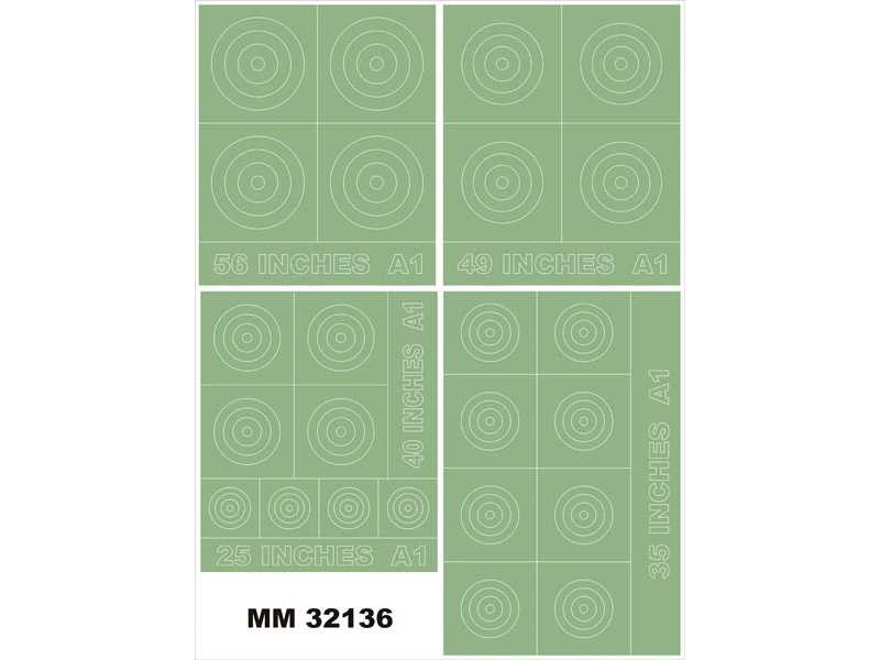 RAF ROUNDELS TYPE A1 56,49,40,35,25 Inches - zdjęcie 1 RAF ROUNDELS TYPE A1 56,49,40,35,25 Inches - zdjęcie 1