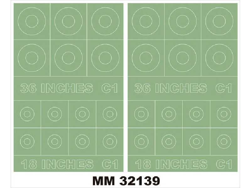 RAF ROUNDELS TYPE C1 36,18 Inches - zdjęcie 1 RAF ROUNDELS TYPE C1 36,18 Inches - zdjęcie 1