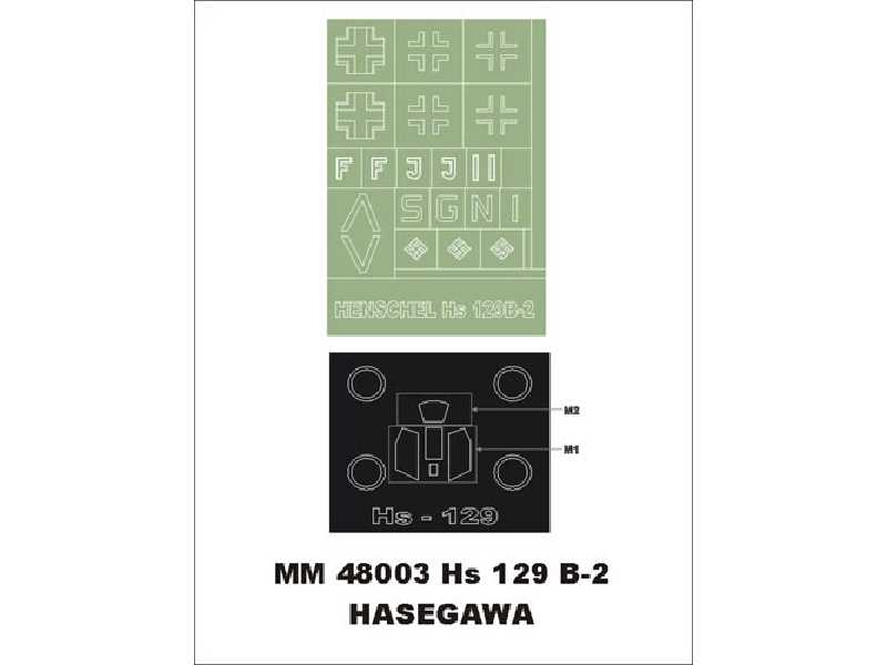 Hs 129 B2 Hasegawa JT 71 - zdjęcie 1
