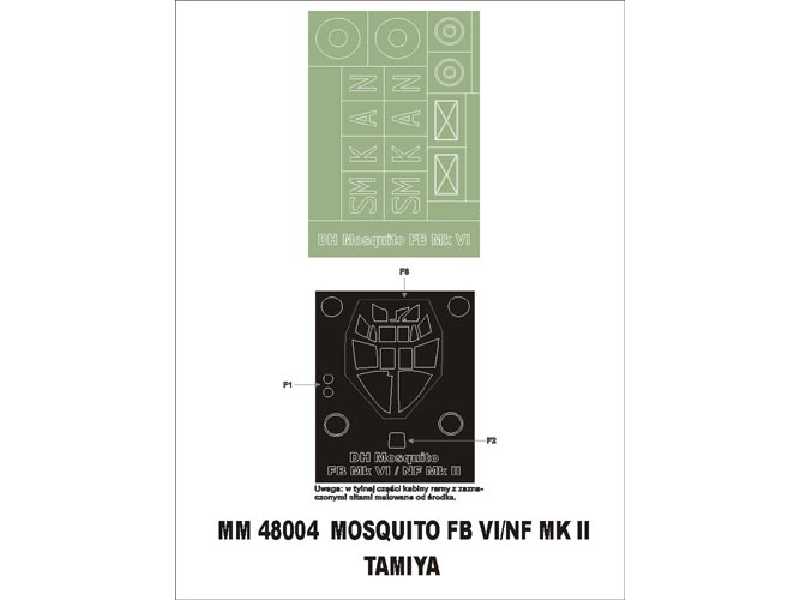 DH Mosquito FB VI Tamiya MR K-001/48 - zdjęcie 1 DH Mosquito FB VI Tamiya MR K-001/48 - zdjęcie 1