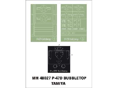 P-47 D Bubbletop Tamiya 90 - zdjęcie 1