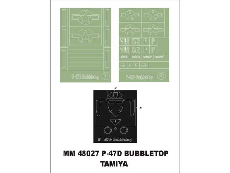 P-47 D Bubbletop Tamiya 90 - zdjęcie 1 P-47 D Bubbletop Tamiya 90 - zdjęcie 1