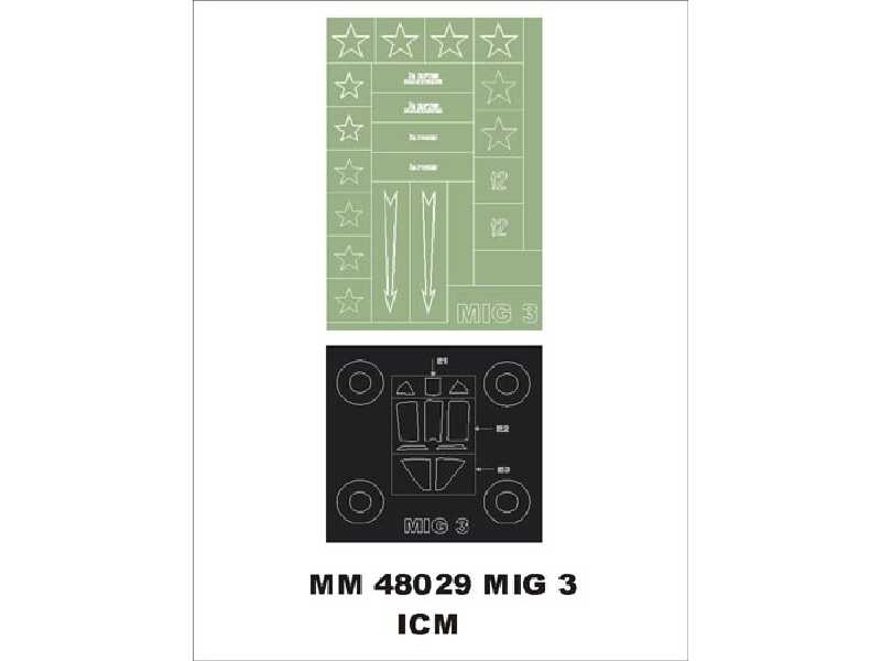 Mig-3 ICM 48051 ,  48052 - zdjęcie 1