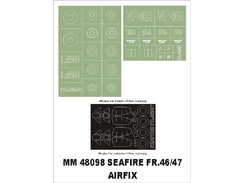 Seafire FR46/47 Airfix 7106 - zdjęcie 1 Seafire FR46/47 Airfix 7106 - zdjęcie 1