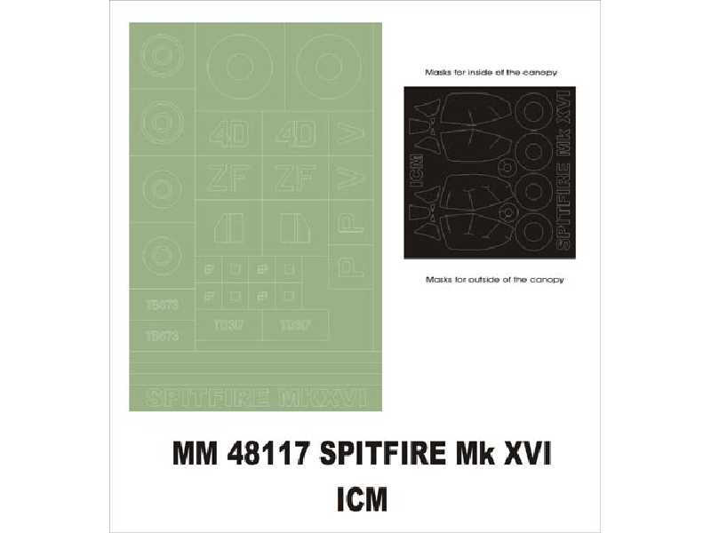 Spitfire Mk.XVI ICM 48071 - zdjęcie 1 Spitfire Mk.XVI ICM 48071 - zdjęcie 1
