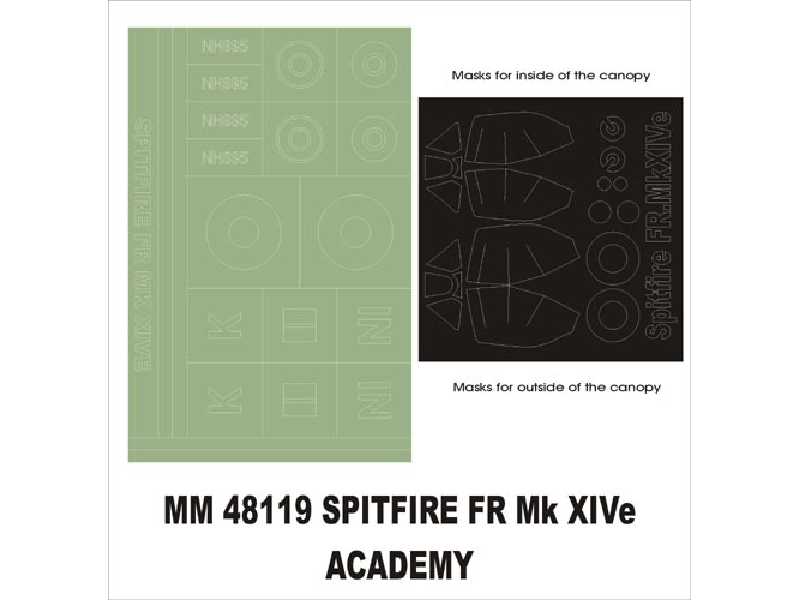 Spitfire FR Mk.XIVe Academy 2161 - zdjęcie 1 Spitfire FR Mk.XIVe Academy 2161 - zdjęcie 1