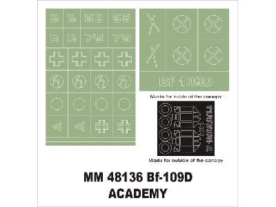 Bf-109D Academy 2178 - zdjęcie 1