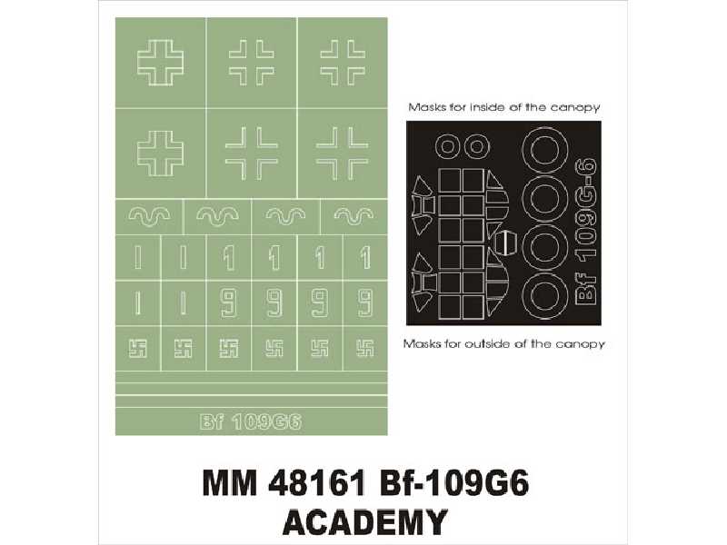 BF-109G6 Academy 2146 - zdjęcie 1