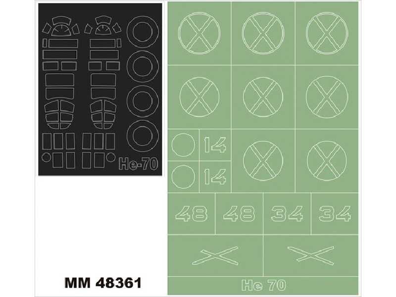 Heinkel He 70 AZ MODELS 4851 - zdjęcie 1 Heinkel He 70 AZ MODELS 4851 - zdjęcie 1
