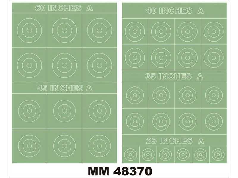 RAF ROUNDELS TYPE A 50,45,40,35,25 Inches - zdjęcie 1 RAF ROUNDELS TYPE A 50,45,40,35,25 Inches - zdjęcie 1