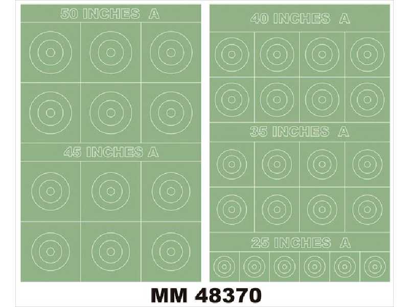 RAF ROUNDELS TYPE A 50,45,40,35,25 Inches - zdjęcie 1