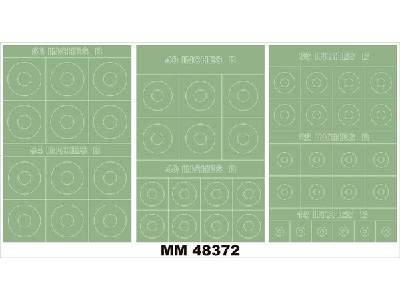 RAF ROUNDELS TYPE B 56,54,49,40,35,25,15 Inches - zdjęcie 1