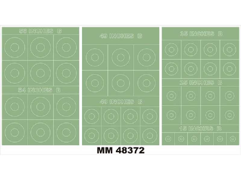 RAF ROUNDELS TYPE B 56,54,49,40,35,25,15 Inches - zdjęcie 1 RAF ROUNDELS TYPE B 56,54,49,40,35,25,15 Inches - zdjęcie 1