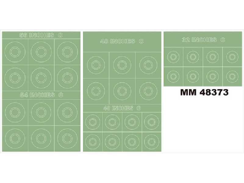 RAF ROUNDELS TYPE C 56,54,48,40,32 Inches - zdjęcie 1 RAF ROUNDELS TYPE C 56,54,48,40,32 Inches - zdjęcie 1