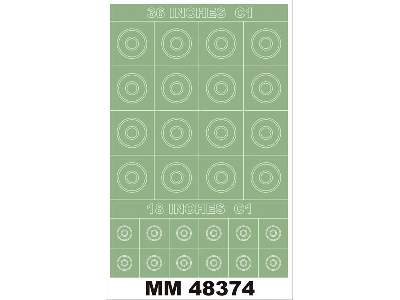 RAF ROUNDELS TYPE C1 36,18 Inches - zdjęcie 1