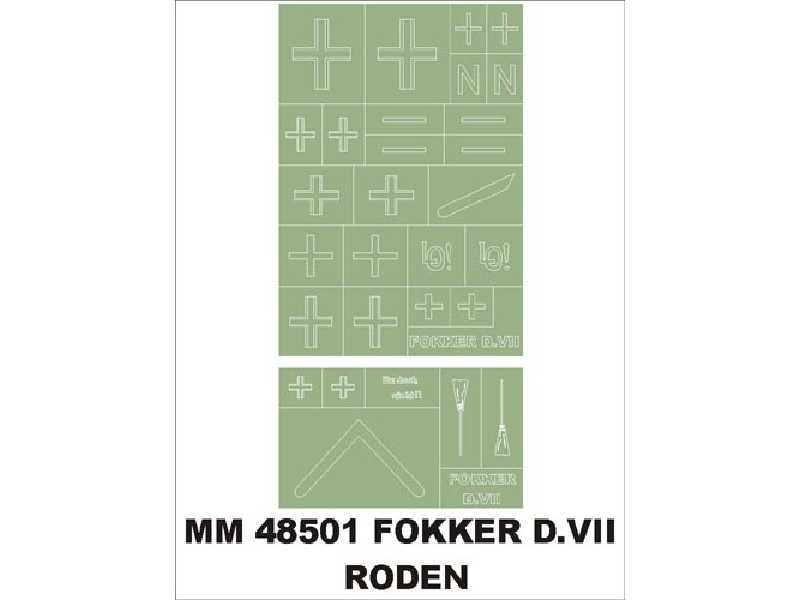 Fokker DVII Roden 420 - zdjęcie 1 Fokker DVII Roden 420 - zdjęcie 1
