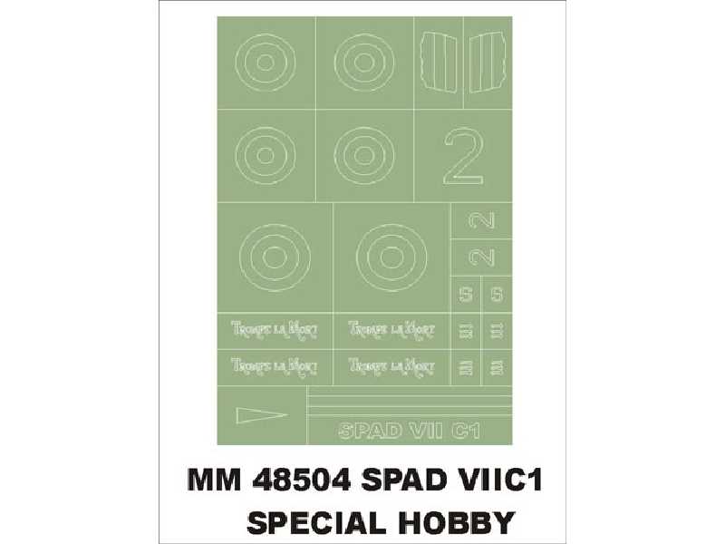 Spad VIIc Special Hobby SP48009 - zdjęcie 1 Spad VIIc Special Hobby SP48009 - zdjęcie 1