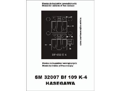 Me –109 K-4 Hasegawa - zdjęcie 1