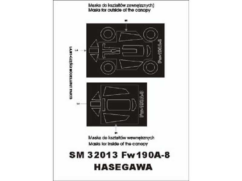 Fw – 190 A - 8 Hasegawa - zdjęcie 1