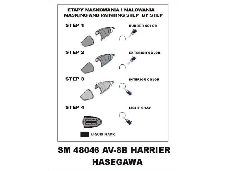 AV – 8 B Harrier Hasegawa - zdjęcie 1 AV – 8 B Harrier Hasegawa - zdjęcie 1