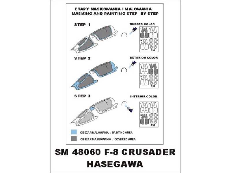 F-8 Crusader Hasegawa - zdjęcie 1 F-8 Crusader Hasegawa - zdjęcie 1