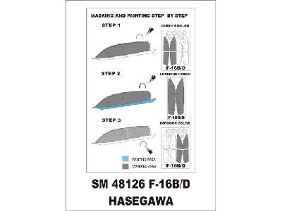 F-16B/D Hasegawa - zdjęcie 1