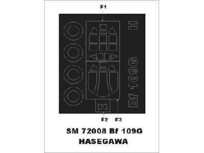 Bf 109 G Hasegawa - zdjęcie 1