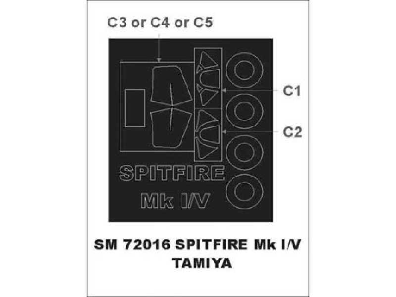 Spitfire MkI/V Tamiya - zdjęcie 1 Spitfire MkI/V Tamiya - zdjęcie 1