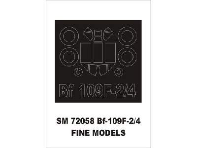 Bf 109F-2/4 Fine Molds - zdjęcie 1