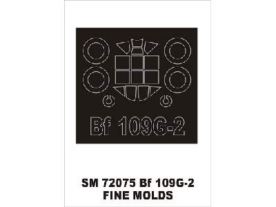 Bf 109G-2 Fine Molds - zdjęcie 1