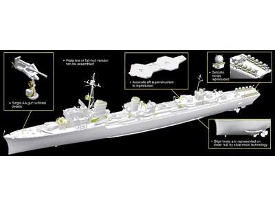 Niemiecki niszczyciel Z-32 Zerstörer  - Smart Kit - zdjęcie 16