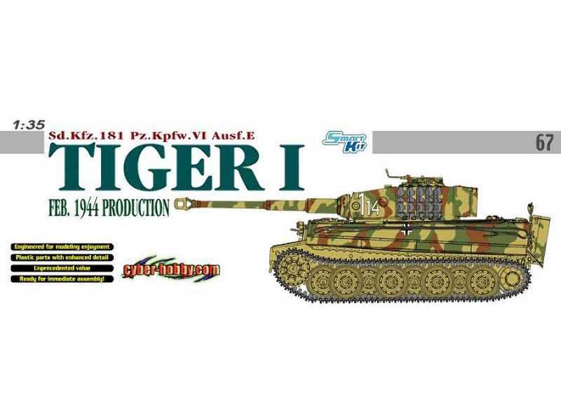 Sd.Kfz.181 Pz.Kpfw.VI Ausf.E Tiger I, Feb. 1944 Production - zdjęcie 1 Sd.Kfz.181 Pz.Kpfw.VI Ausf.E Tiger I, Feb. 1944 Production - zdjęcie 1